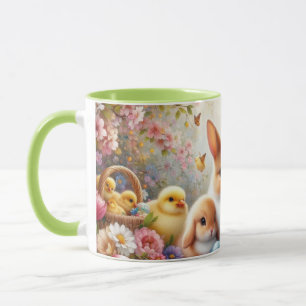 Caneca Combo Coelhinhos de Páscoa