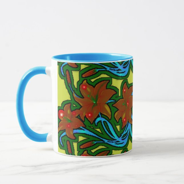 caneca combo colorida, caneca design digital 3D, p (Esquerda)