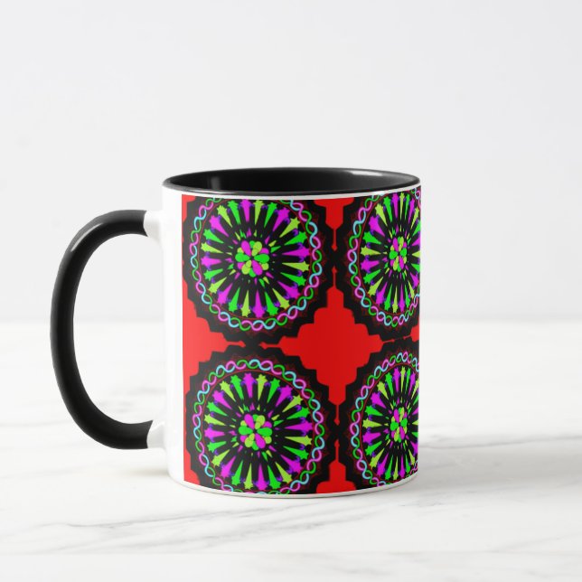 Caneca Combo Colorida Vibrante – Tamanho Perfeito, (Esquerda)