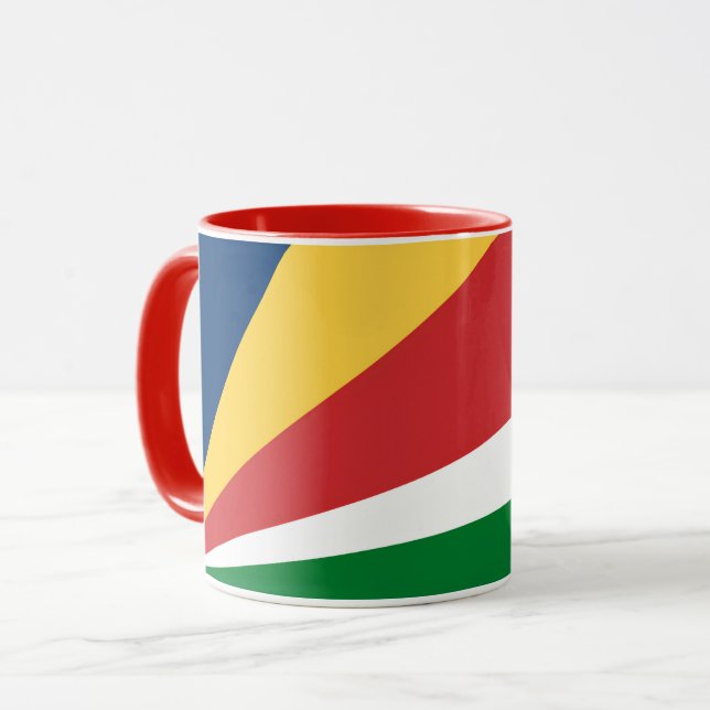 Caneca Combo com Cores das Seychelles (Frente Esquerda)