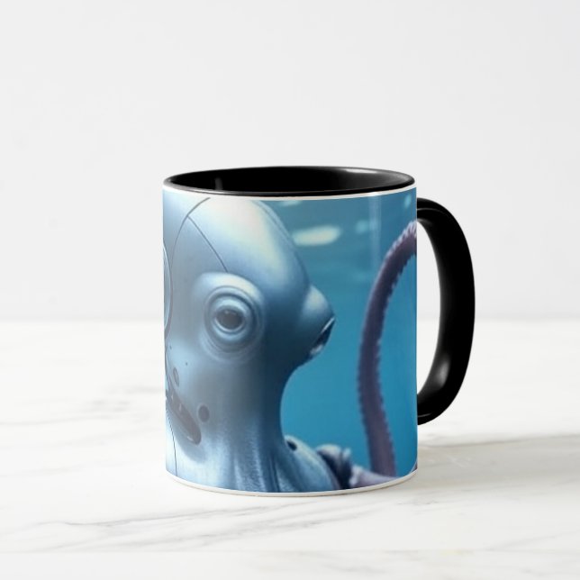 caneca combo Cyber Octopus (Frente Esquerda)