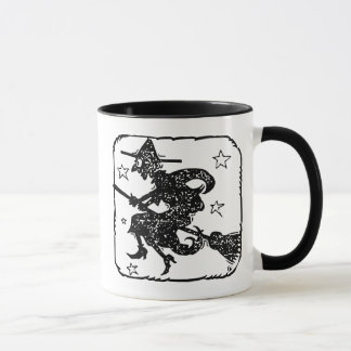 Caneca Combo de Bruxa Voadora Vintage