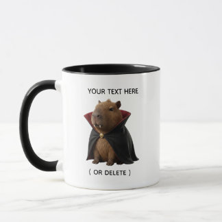 Caneca Combo de Capivara Vampira de Halloween Pret