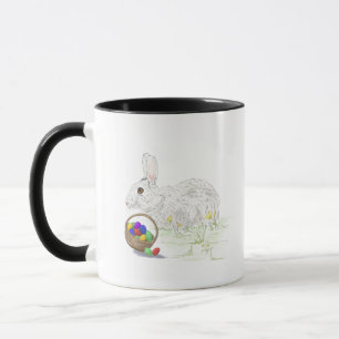 Caneca combo de coelho da Páscoa