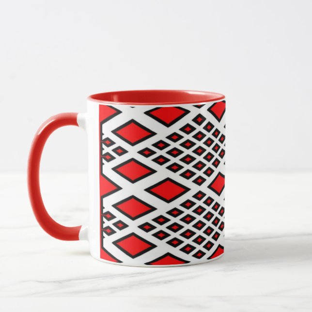 Caneca Combo de Design Digital Colorido - Tamanho  (Esquerda)