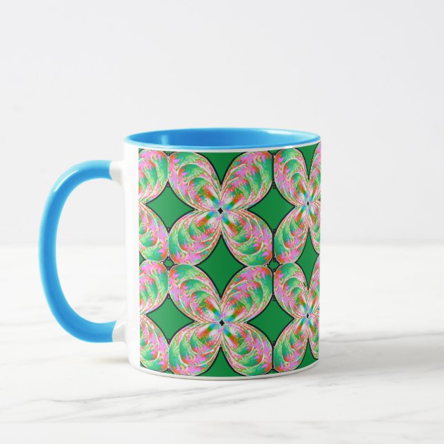 Caneca Combo de Design Digital Colorido - Tamanho  (Esquerda)