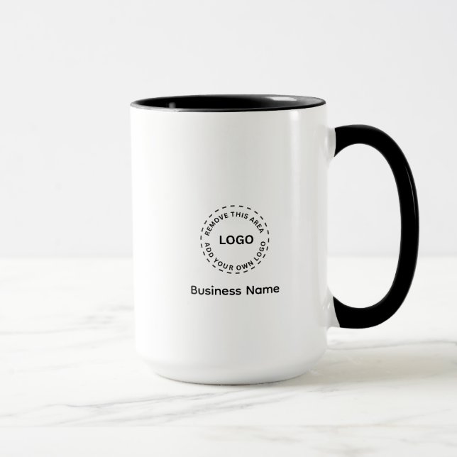 Caneca Combo de Logotipo Personalizado Simples Profission (Direita)