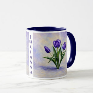 Caneca Combo de Tulipas Roxas