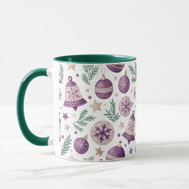 Caneca Combo – Design de Férias Roxo Caprichoso (Esquerda)