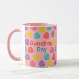 Caneca Combo Dia de Gota de Borracha Rosa