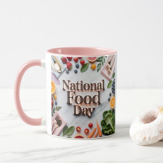 Caneca Combo do Dia Nacional da Comida (Com Donut)