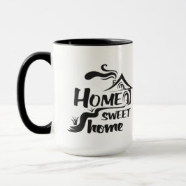 Caneca combo Home sweet home adorável