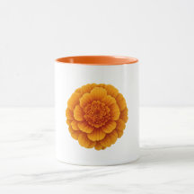 Caneca Combo Laranja - Flor de Marigold