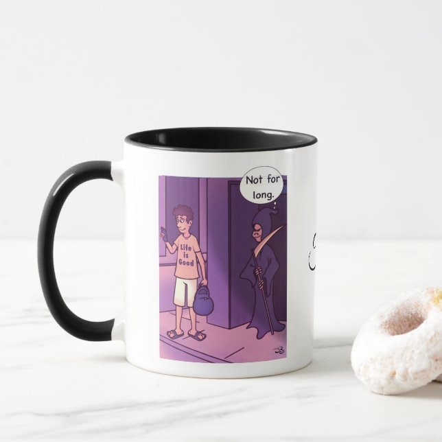 Caneca Combo Life is Good (Com Donut)