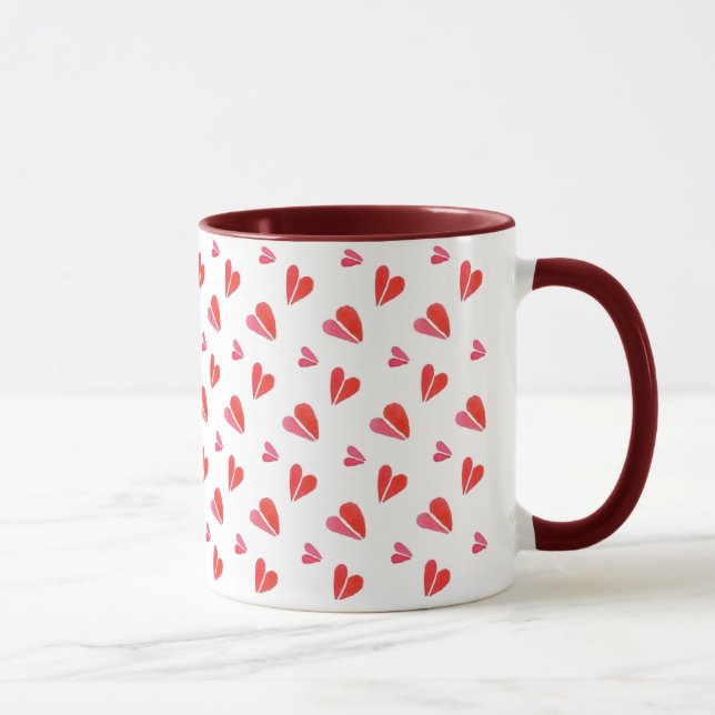Caneca Combo Maroon MINI HEARTS (Direita)
