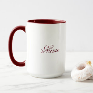 Caneca Combo Marrom Personalizada Com Nome Customi