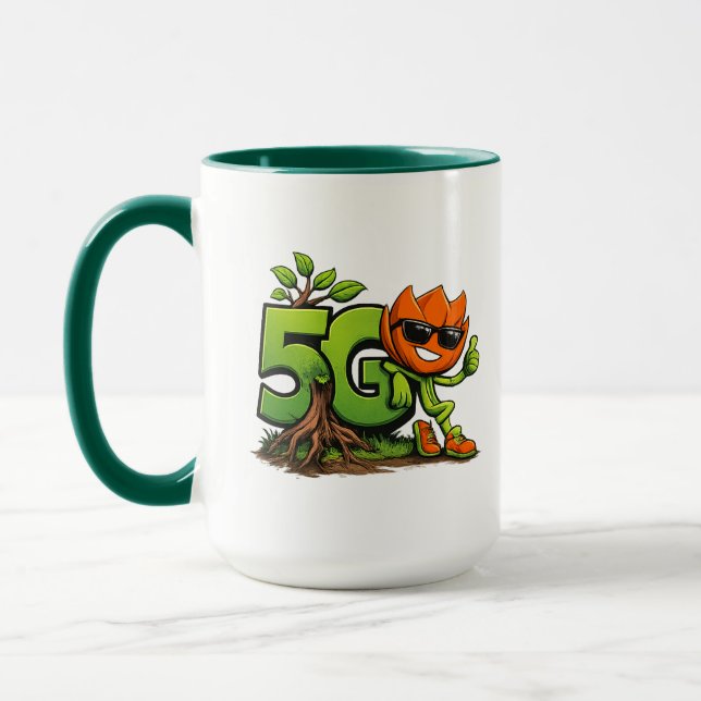 Caneca Combo Mascote da Tecnologia Verde (Esquerda)