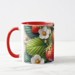 Caneca Combo Morango Vermelho