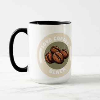 Caneca Combo Mug, 15 oz, Amor Café Negro