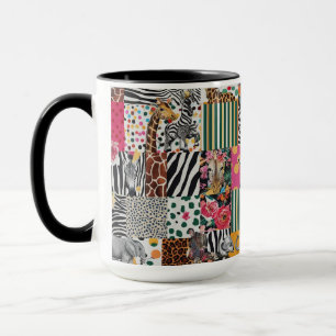 Caneca Combo Mug 15 oz - Impressão Safari Colorida