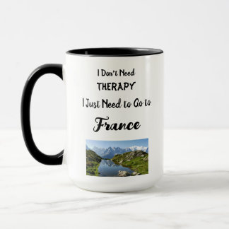 Caneca Combo Mug, 15 oz Não preciso de terapia