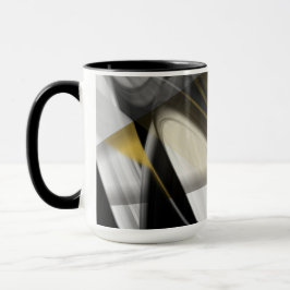 Caneca Combo Mug Abstrato Trend Interior Decore Preto