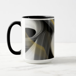 Caneca Combo Mug Abstrato Trend Interior Decore Preto