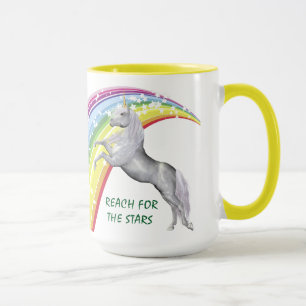 Caneca Combo Mug Amarelo Unicórnio 15 oz