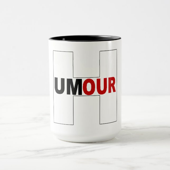Caneca Combo mug  blanc noir HUMOUR (Centro)