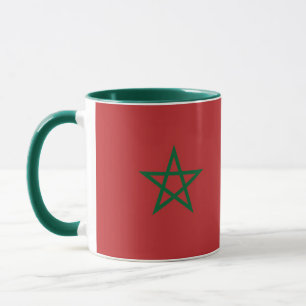 Caneca Combo Mug com bandeira de Marrocos
