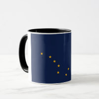 Combo Mug com bandeira do Alasca, EUA