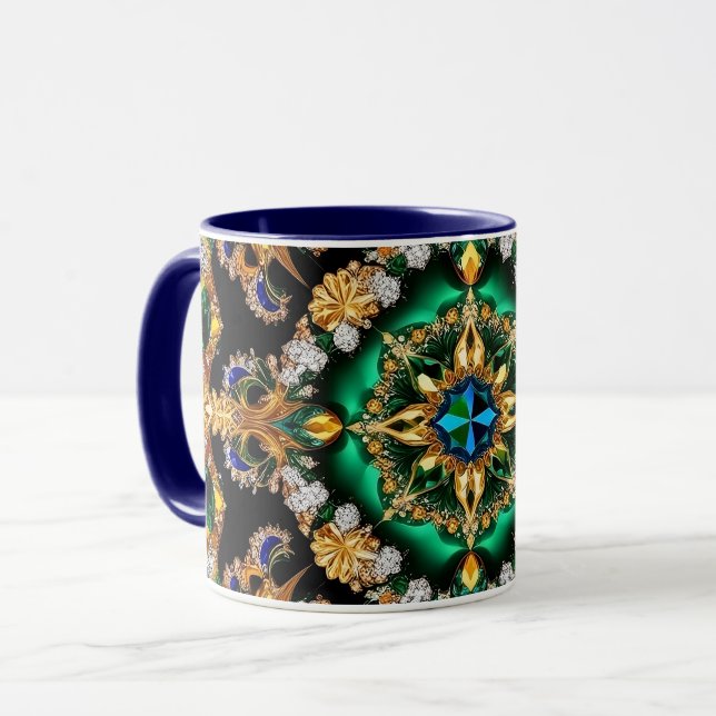 Caneca Combo Mug com Cores Brasileiras (Frente Esquerda)