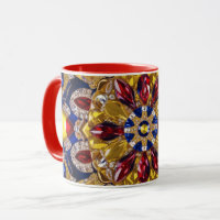 Combo Mug com cores colombianas