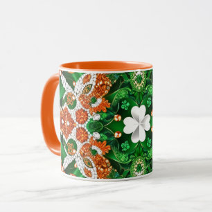Caneca Combo Mug com cores irlandesas