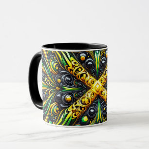 Caneca Combo Mug com cores jamaicanas