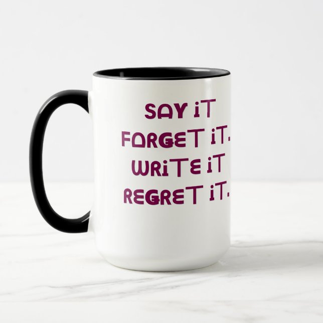 Caneca Combo Mug: Cor e Design personalizadas - Perfeitam (Esquerda)