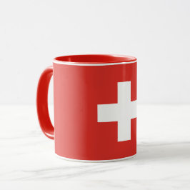 Caneca Combo Mug De Bandeira De Suiça