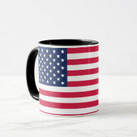 Combo Mug De Bandeira Dos EUA
