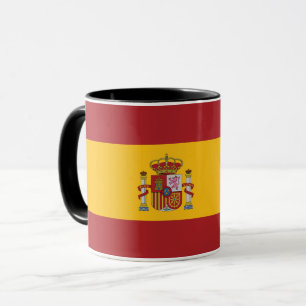 Caneca Combo Mug Do Reino Da Bandeira Da Espanha