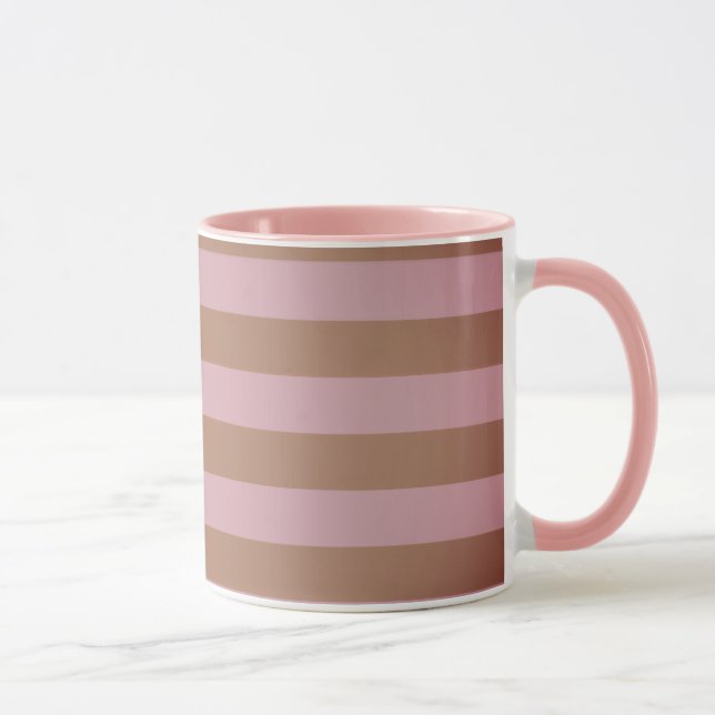 Caneca Combo Mug. Linhas Rosa (Direita)