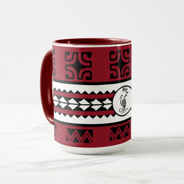 Caneca Combo mug Tribal Ethnic 44,3 ml (Frente Esquerda)
