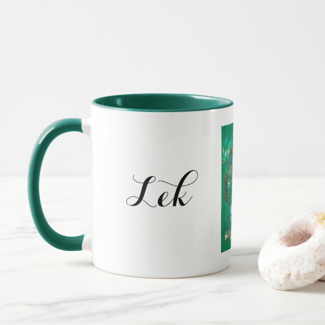 Caneca Combo mugg "Mugg Lek ha roligt" (Com Donut)