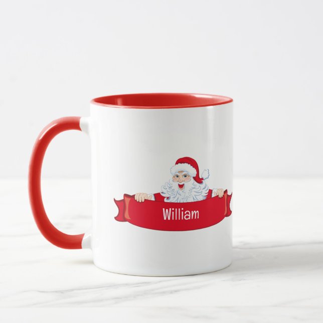 Caneca Combo Natal Santa Banner  (Esquerda)