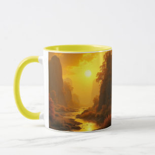 CANECA COMBO - PAISAGEM OURO