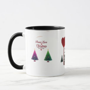 Caneca Combo Paz Amor Natal – Férias Vibrantes 