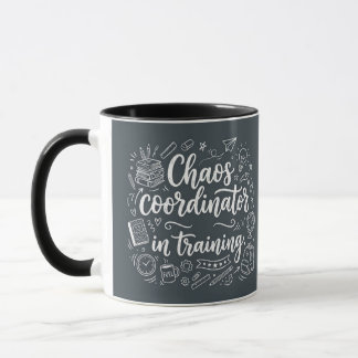 Caneca Combo Preta Treinamento Coordenador de Caos