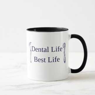 Caneca Combo Preto Dental Life Best Life