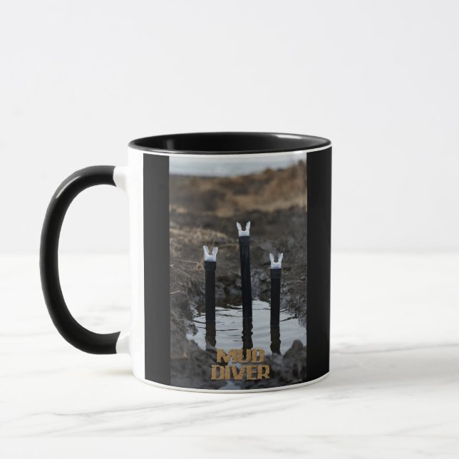 Caneca combo preto Mud Diver 2 lados (Esquerda)