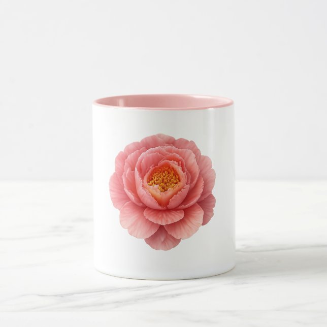 Caneca Combo Rosa - Flor de Peônia (Centro)