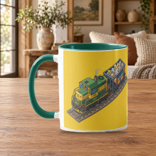 Caneca Combo Trem de Carga de Minério Hunter Verde